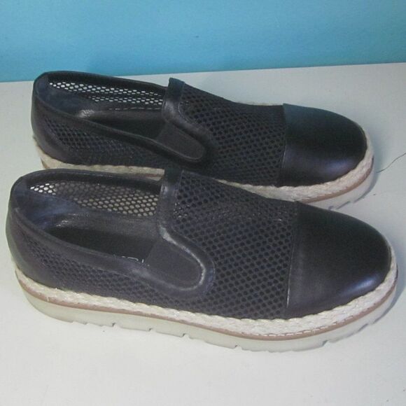 Makris Womens Size 8 / 38.5 Slip On Platform Espadrille Loafer Casual Shoes - Picture 11 of 14